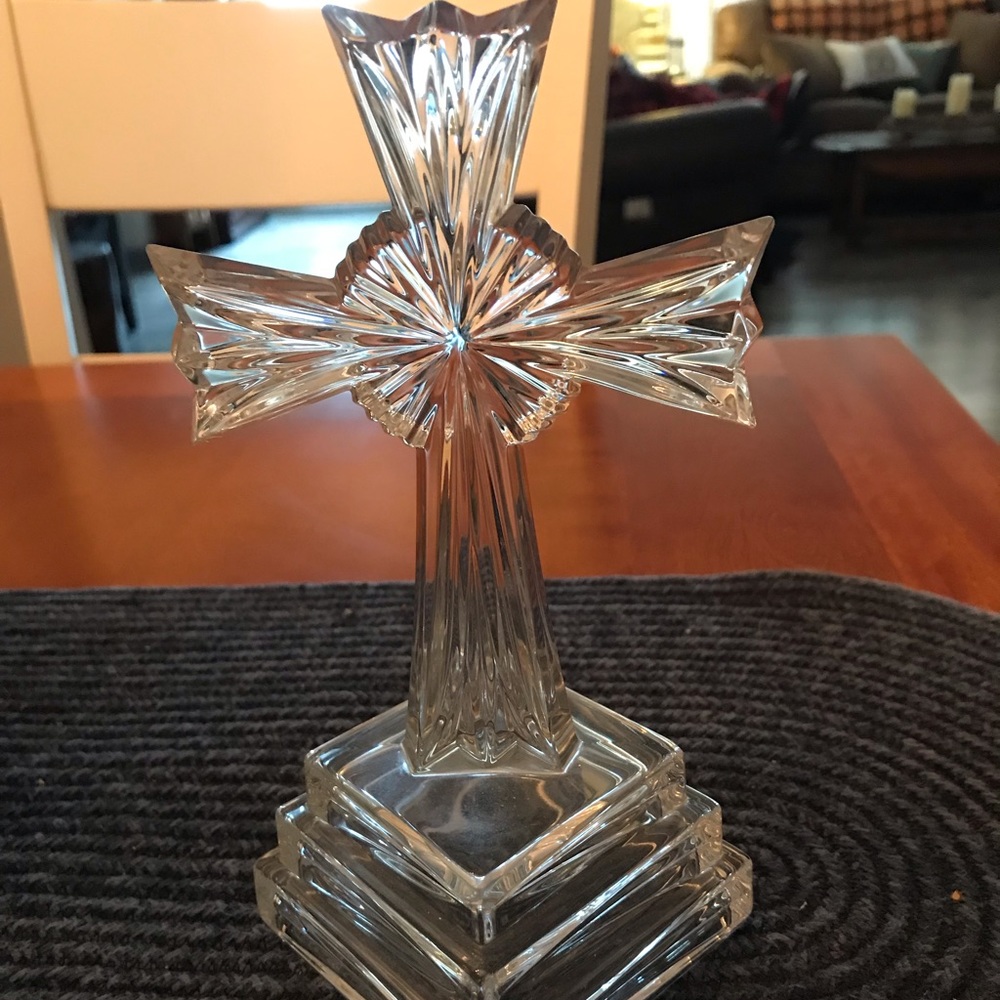 Lenox fine crystal cross. Made in Germany.